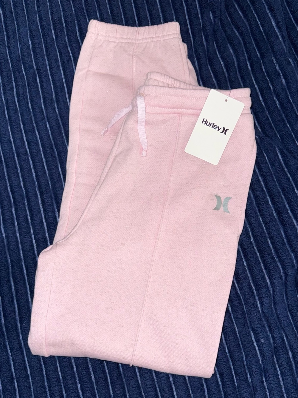Hurley Light Pink Girls' Fleece Joggers
